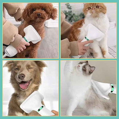 Cepillo Secadora Para Mascotas Perros Gatos 2 En 1